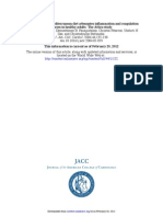 Adherence To The Mediterranean Diet Attenuates Inflammation and Coagulation Process in Healthy Adults