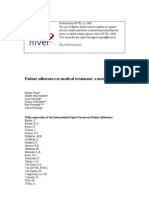 Patient Adherence To Medical Treatment A Meta Review