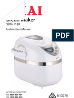 XBM1128 Bread Maker AKAI Instruction Manual PDF