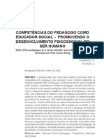 Competências Do Pedagogo Como Educador Social