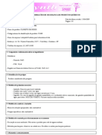 FISPQ - Cloreto de Sodio