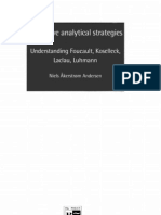 Niels Åkerstrøm Andersen Discursive Analytical Strategies Understanding Foucault, Koselleck, Laclau, Luhmann 2003