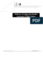 Software Testing and Quality Assurance