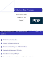 Relative Valuation: First Principles