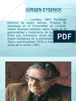 La Personalidad - Teoría de Eysenck.