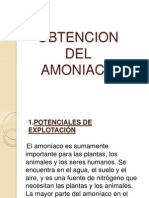 Obtencion Del Amoniaco