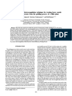 Application of The Electrocoagulation Technique For Treating Heavy Metals Containing Wastewater From The Pickling Process of A Billet Plant Fulltext