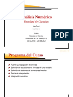 Analisis Numerico Universidad de Venezuela - Kay Tucci