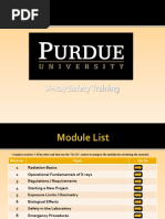 X-Ray Safety Training