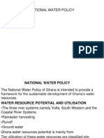 National Water Policy 