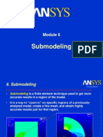 SubModelling Ansys