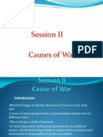 Cause of War Session II