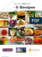 5 in 5 Raw Food Recipes