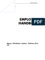 Employee Handbook: Abacus Distribution Systems Pakistan (PVT.) LTD