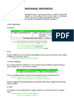 Conditional Sentences: 1. First Conditional A. Structure