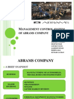 Management Control System Presentation On Abrams Company