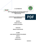 Autoevaluaciones 1-Teoria Política