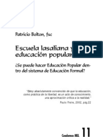 Educación Popular - Ed Formal Bolton