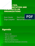 5S Analysis, Implementation and Its Effects On Organizations