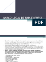 Marco Legal de Una Empresa