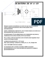 Cargador de Baterias de 6v A 12v