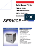 Samsung CLP-610-660 Service Manual