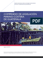 Compendio de Legislacion Marino Costera de Guatemala.