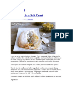 Baltic Maid Fish Baked in A Salt Crust: Posted On - June 7, 2012