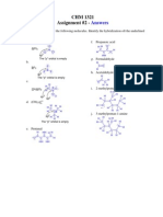 CHM 1321 Assignment #2 - : Answers