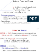 Topic 2 Basics of Energy and Power