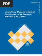 ISIC Rev.4 International Standard Industrial Classification of All Economic Activities, Rev.4 - English