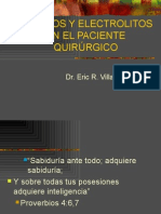 Liquidos y Electrolitos en El Paciente Quirurgico.