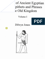 DilwynJones anIndexOfAncientEgyptianTitlesEpithetsAndPhrasesOfTheOldKingdombyHouseOfBooks