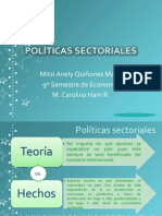 Políticas Sectoriales