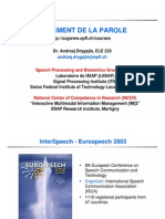 1-Traitement de La Parole 2007-03-16