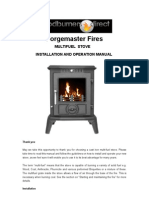 Cast Iron Stove Installation and Operation Manual Forgemaster Fires