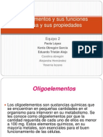 Oligoelementos y Sus Funciones Modificado