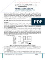 Smart Lighting and Control Using MSP430 & Power Line Communication