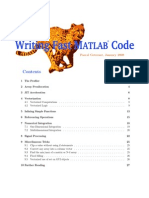 Writing Fast Matlab Code PDF