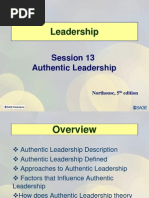 Session 13 LD11 Authentic Leadership