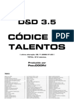 D&D 3.5 - Códice de Talentos