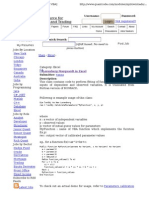 Levenberg Marquardt in Excel Excel VBA