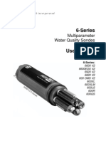 2 069300 YSI 6 Series Manual RevF (6 SeriesMultiparameterWaterQualitySondesUserManual)