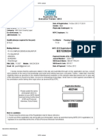 Executive Trainee - 2013: Registration Slip