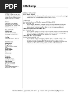 Kerry Kettelkamp Resume