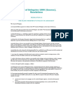 Council of Delegates 1999 (Geneva), Resolutions: Resolution 6 The RC/RC Movement'S Policy On Advocacy