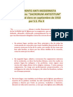 Juramento Antimodernista PDF