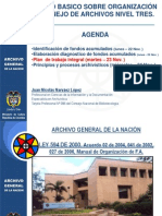 Curso Basico Sobre Organización y Manejo de Archivos Nivel Tres