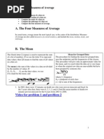 Measures of Average