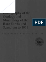 Mineralogy of RE and Scandium - 1973